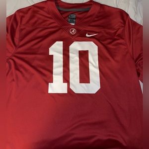 Nike Dri-Fit Men’s Crimson Mac Jones #10 Jersey XXL. University of Alabama QB